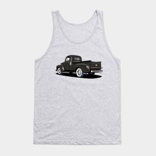 Ford F1 truck in black Tank Top